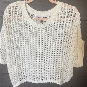Eesome Ivory Knit Top